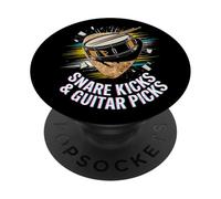 Snake Kicks & Guitar Picks Musique Punk Rock PopSockets PopGrip Adhésif