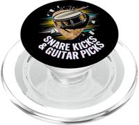 Snake Kicks & Guitar Picks Musique Punk Rock PopSockets PopGrip pour MagSafe
