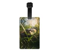 Snake Mallette amovible pour sac de golf, étiquette de confidentialité, sac d'école pour enfants, étiquette de sac de sport, étiquette de bagage de voyage