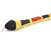 Wild Republic Plush Snake Corail, Peluche Serpent, Animal en Peluche 137 cm, Idée Cadeau de Naissance Fille ou Garçon, Jouet Écologique, Rembourré de Bouteilles Recyclées