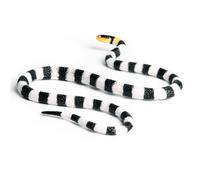 Snake réaliste - jouet animal de jardin réaliste, oiseaux et écureuils effrayants | Dissuasion des ravageurs en plein air, accessoire de farce pour Halloween, fausse serpent flexible, rémunération d'o