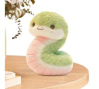 Snake rempli, serpent en peluche jouet-bouton-pilonne de marionnette bouclée serpent de jouet, 9,8 pouces animaux doux serpent en peluche, oreillers animaux en peluche pour , notre joli animal