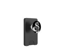 Snake Serpent Coil Strike Tatouage de Reptile venimeux Noir PopSockets PopWallet pour MagSafe