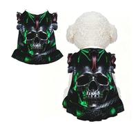 Snake Skull Deadly M Vêtements pour petits chiens - Tenue d'été mignonne pour chiot, doux et respirant