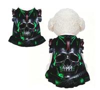 Snake Skull Deadly XS Vêtements pour animaux de compagnie pour petits chiens - Tenue d'été mignonne pour chiot, vêtements doux et respirants pour chat