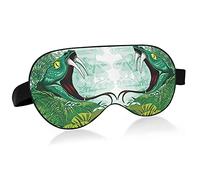 Snake Spirit RainJungle Bird Eye Masque de sommeil en tissu, bandeau pour les yeux, masque pour les yeux super lisse