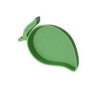 Snake Water Bowl - Leaf Shaped Feeding Bowl | Stain Resistant 3D Printing Bearded Dragon Accessories for Lizard Gecko Chameleon Tortoise Snake Frog Spider Habitat Enclosure Tank Cage