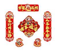 Snake Year Couplets Set Spring Festival Autocollant pour voiture camion et décoration murale Chinois Nouveau cadeau lunaire nouveau cadeau