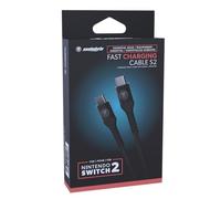 Snakebyte Câble de charge rapide S2-2 m USB-C Ladekabel pour Nintendo Switch 2, Schnellladekabel für Konsole und Controller