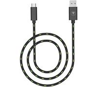 Câble USB Type-C 5 mètres Noir et vert