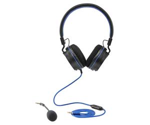 Snakebyte Head:Set 4 Casque Avec fil Arceau Gaming Noir, Bleu