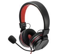 Snakebyte Head:Set S Casque Avec fil Arceau Gaming Noir, Rouge