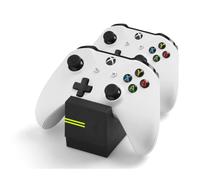 snakebyte - Pack de 2 batteries et support de charge XTM pour manette Xbox One - Noir - Filaire