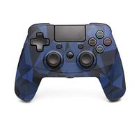 Snakebyte PS4 GAME:PAD 4S - Wireless bluetooth Controller for PlayStation 4 / PS4 Slim / Pro, analog dual joysticks, PC compatible (Windows 7/8/10), 3.5mm headphone jack, touchpad, Cameo Blue