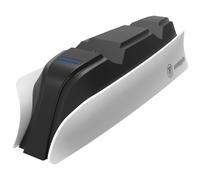 snakebyte TWIN:CHARGE 5 - blanc - Station de charge pour 2x PlayStation 5 DualSense Controller, 2 heures de charge rapide, affichage LED du statut de charge, design PS5