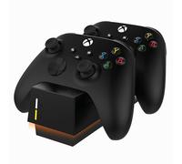 snakebyte Twin:Charge SX - Station de Charge Rapide pour Manette Xbox Series S/X | Comprend 2 Batteries 800 mAh | Indicateur d'état de Charge LED | Design Xbox | Port USB | Double Manette