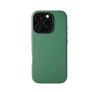 Snakehive Coque pour iPhone 16 Pro Max - Étui Fin en Cuir Véritable - Coque Antichoc Artisanale en Cuir Premium avec Doublure Douce et Protection Contre Les Chocs Avancée - Vert Lisse