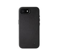 Snakehive Coque pour iPhone 16e - Étui Fin en Cuir Véritable - Coque Antichoc Artisanale en Cuir Premium avec Doublure Douce et Protection Contre Les Chocs Avancée - Noir Moucheté