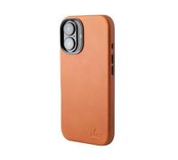 Snakehive Coque pour iPhone 17 - Étui Fin en Cuir Véritable - Coque Antichoc Artisanale en Cuir Premium avec Doublure Douce et Protection Contre Les Chocs Avancée - Beige Lisse
