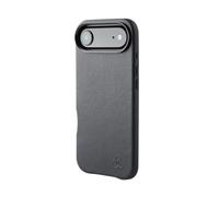 Snakehive Coque pour iPhone Air - Étui Fin en Cuir Véritable - Coque Antichoc Artisanale en Cuir Premium avec Doublure Douce et Protection Contre Les Chocs Avancée - Noir Moucheté