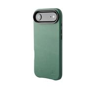 Snakehive Coque pour iPhone Air Étui Fin en Cuir Véritable - Coque Antichoc Artisanale en Cuir Premium avec Doublure Douce et Protection Contre Les Chocs Avancée - Vert Lisse