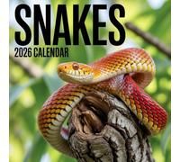 Snakes calendar 2026 12 monthly: Mysterious and Beautiful Serpents from Around the World