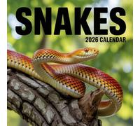 Snakes calendar 2026 12 monthly: Mysterious and Beautiful Serpents from Around the World