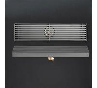 SnamicE Bonde de Sol Longue rectangulaire en Acier Inoxydable 304, Anti-odeurs, Receveur de Douche, 80 cm de Hauteur, 40 cm de Profondeur (Voir Illustration).,40cma-As Shown