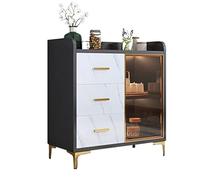 SnamicE Buffet moderne minimaliste mural de rangement intégré, casier de cuisine, armoire à thé, salon, armoire à vin, buffet, B