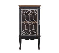 SnamicE Buffet noir créatif pour restaurant, buffet, style rétro, style ancien, cabane de rangement et buffet de rangement