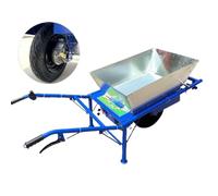 SnamicE Chariot électrique Utilitaire Petit Format, Chariot de Jardin Robuste à 4 Roues, Charge maximale de 400 kg, A,A