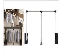 SnamicE Cintre de Levage pour Garde-Robe, Tringle à vêtements Rabattable - 30 kg, Super portante, Rail de Suspension pour Garde-Robe, Type Tampon de Levage, Chariot, Rail de ci,83-115cm