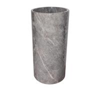 SnamicE Lavabo sur Pied de Luxe, lavabo sur Pied en marbre, Vasque à Colonne Creuse, lavabo cylindrique sur Pied pour Salle de Bain d'hôtel, sans bonde escamotable, 1,1