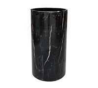 SnamicE Lavabo sur Pied de Luxe, lavabo sur Pied en marbre, Vasque à Colonne Creuse, lavabo cylindrique sur Pied pour Salle de Bain d'hôtel, sans bonde escamotable, 2,2