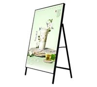 SnamicE Présentoir d'affichage, Caisson Lumineux LED publicitaire, Support publicitaire sur Pied, idéal pour Les Bars et Les conférences, 80 x 120 cm ou 60 x 90 cm,60 * 90cm