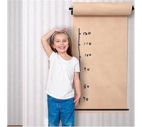 SnamicE Présentoir Mural pour Rouleaux de Papier Kraft, Support pour Rouleaux de Notes Suspendus, idéal pour cafés, Studios et Restaurants. Tableau mémo Rustique pour burea,67cm/26.4inch Wide