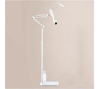 SnamicE Support de Lecture, Support de Livre réglable pour Lire au lit, Support de Sol Robuste avec Support de Livre Multifonction, Support de Tablette Pliable, Rotation à 360° et Lam,with Lamp