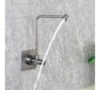 SnamicE Support de Robinet Rotatif à 360° en Acier Inoxydable brossé pour Robinet d'eau filtrée, Compatible avec l'évier de Cuisine et l'utilisation d'eau Froide, Gris.,