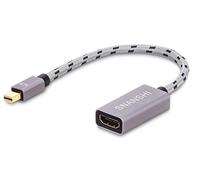 SNANSHI Adaptateur Mini DisplayPort vers HDMI (Thunderbolt 1/2) (Mini DP) vers HDMI pour MacBook Air/Pro, Mac mini, iMac, Surface Pro, Moniteur/TV/Projector