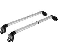 Snap Alu Rail, jeu complet de barres de toit télescopiques en aluminium - S - F0