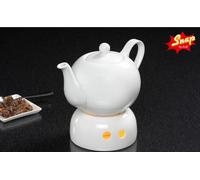 Snap by R & B Théière "BIANCO" en porcelaine 1 litre (sans réchaud)