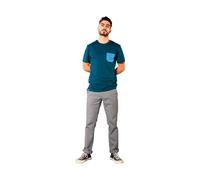 Snap Climbing T-shirt à Manches Courtes Monochrome Pocket