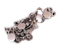 Snap Fastener Kit, Brass Snap Buttons Set, 50 Sets 15mm Metal Rivet Snaps for Leather Shirts Jackets Jeans Bags Luggage Accessories Decor, for DIY Craft Sewing Projects, Fashion Designers, Clothing Re