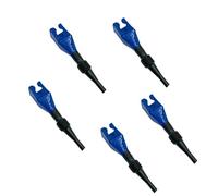 Snap Funnel With Extendable, 5pcs Auto Refueling Funnel Retractable, Flexible Draining Tool Snap Funnel, Retractable Auto Fuel Funnel, Universal Plastic Clasp Funnel (Blue)