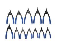 Snap Ring Pliers Set 12Pcs | Straight & Bent Jaw Internal External Circlip Pliers | Universal Tool for Auto Repair/Motorcycle/Machinery | High Hardness Metal Construction