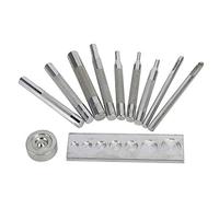 Snap Rivet Setter, DIY Leather Punch Craft Tool Leather Craft Punch Hole Tool Kit Rivet Press Rivet Setter avec base pour perforation