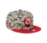 Snapback 9Fifty NFL Salute To Service New Era camouflage Kansas City Chiefs