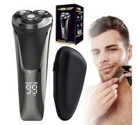Snapbuy Electric Razor, 2025 Snapbuy Electric 4d Rotary Razor, Quiet, Ipx7 Waterproof Cordless Rechargeable, Wet & Dry Use