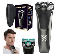 Snapbuy Electric Razor,Razors for Men Electric Shaver,Electric Razors for Men Cordless Rechargeable,Wet and Dry Shaver (Black)
