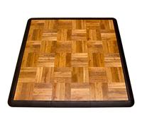 SnapFloors 3X3OAKFLOOR Kit de piste de danse modulaire (91 x 91 cm), chêne, 21 pièces